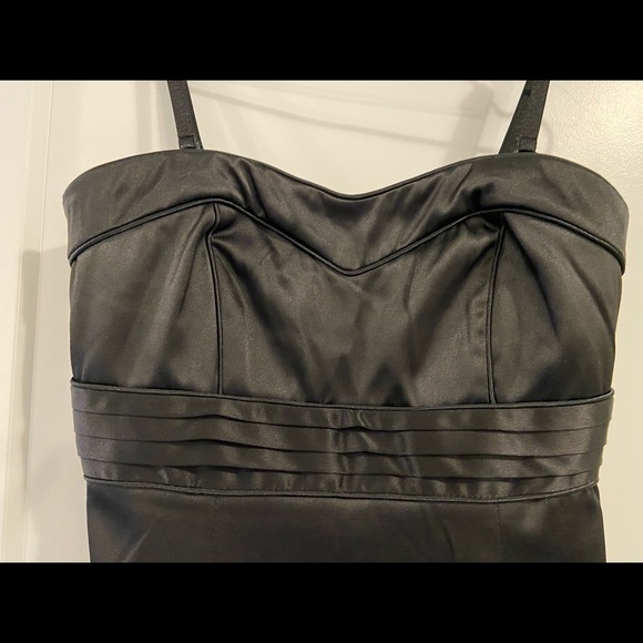 RW&CO Size 2, Black strapless Satine Cocktail Dress. Y2K, Party, evening dress. - Picture 3 of 12